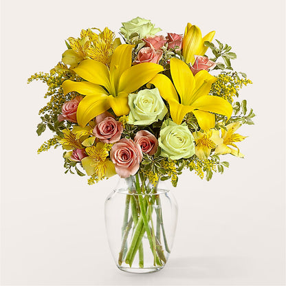 Sunburst Bouquet – PETALS & HEARTS FLOWER SHOP, Monterey Park CA