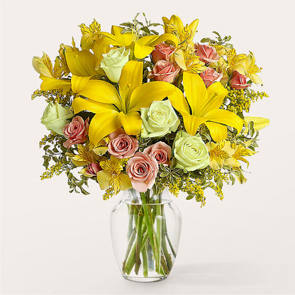 Sunburst Bouquet – PETALS & HEARTS FLOWER SHOP, Monterey Park CA
