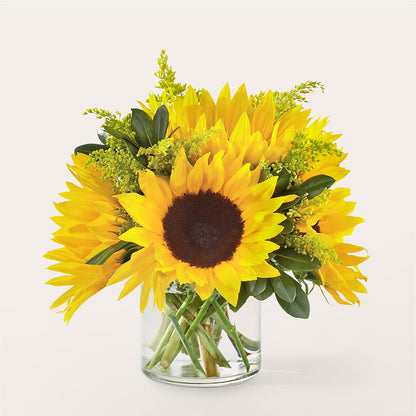 Beaming Sunflower Bouquet – PETALS & HEARTS FLOWER SHOP, Monterey Park CA
