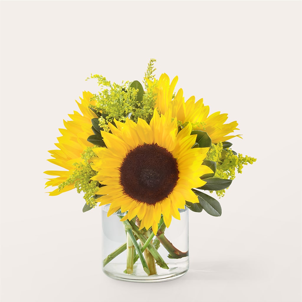 Beaming Sunflower Bouquet – PETALS & HEARTS FLOWER SHOP, Monterey Park CA