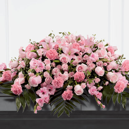 Garden of Comfort Casket Spray (Standard) – PETALS & HEARTS FLOWER SHOP, Monterey Park CA