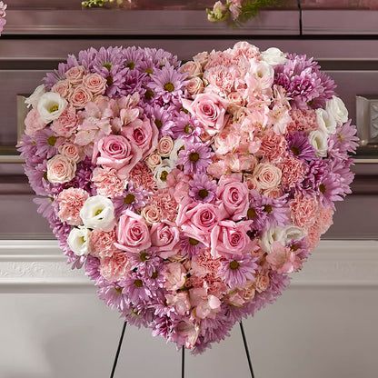 Heaven's Light Heart – PETALS & HEARTS FLOWER SHOP, Monterey Park CA