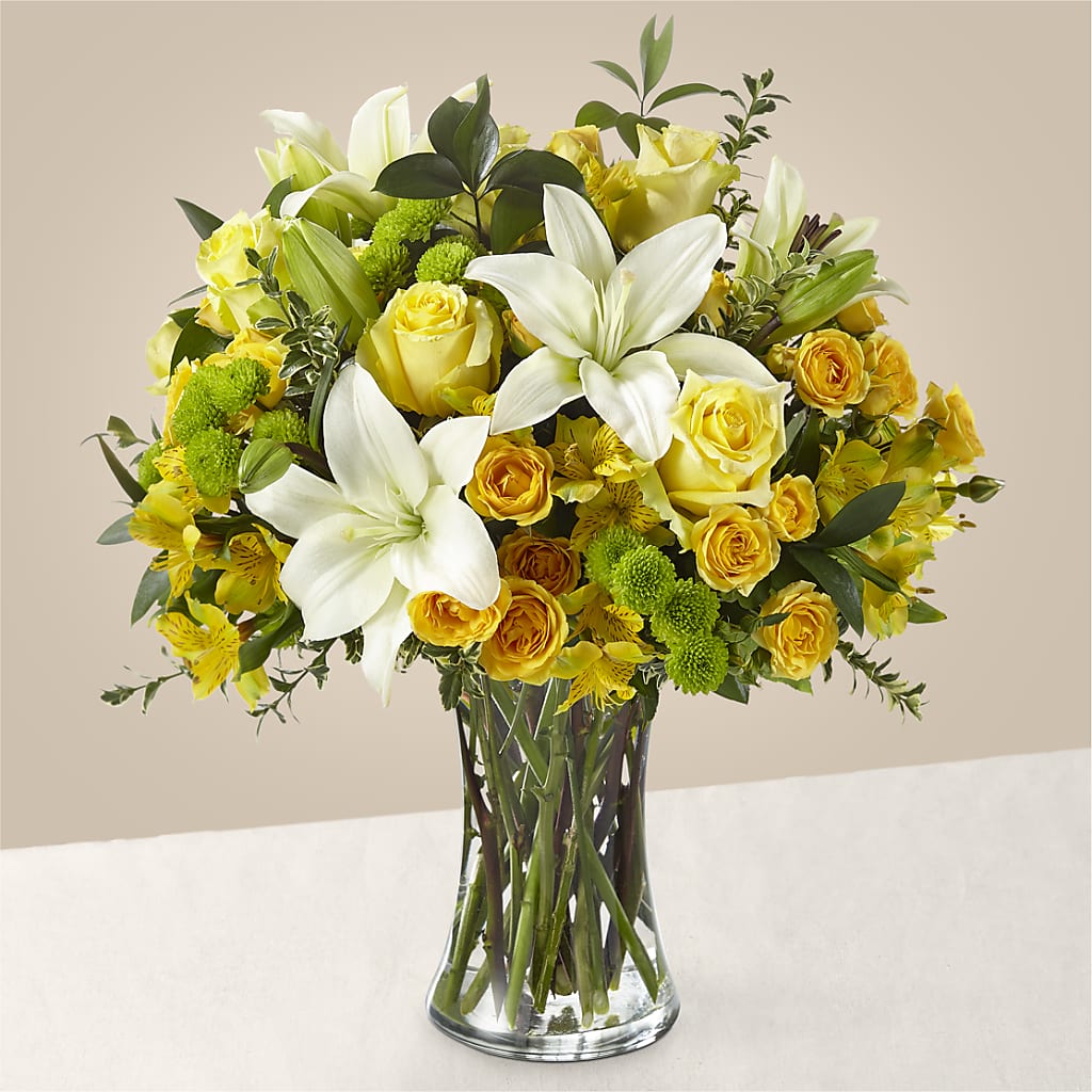 Hope & Serenity Bouquet – PETALS & HEARTS FLOWER SHOP, Monterey Park CA