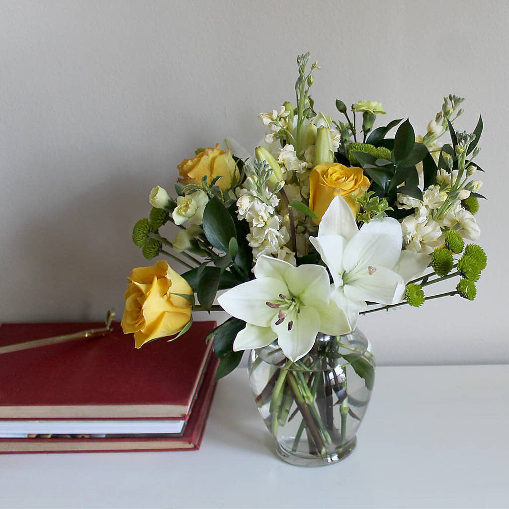 Hope & Serenity Bouquet – PETALS & HEARTS FLOWER SHOP, Monterey Park CA