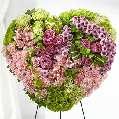 Heartwarming Standing Heart – PETALS & HEARTS FLOWER SHOP, Monterey Park CA