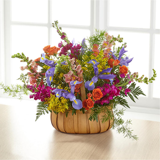 Garden of Life Basket – PETALS & HEARTS FLOWER SHOP, Monterey Park CA