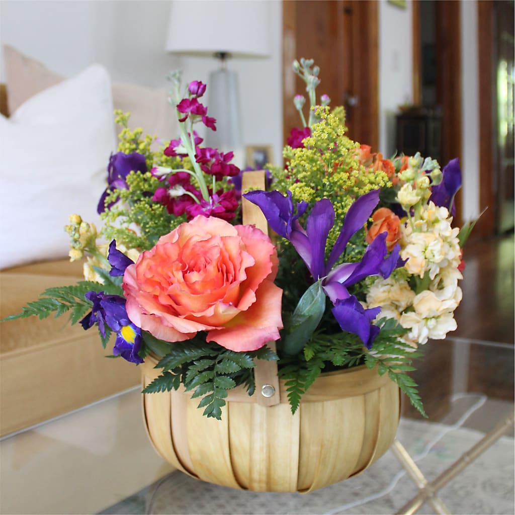 Garden of Life Basket – PETALS & HEARTS FLOWER SHOP, Monterey Park CA