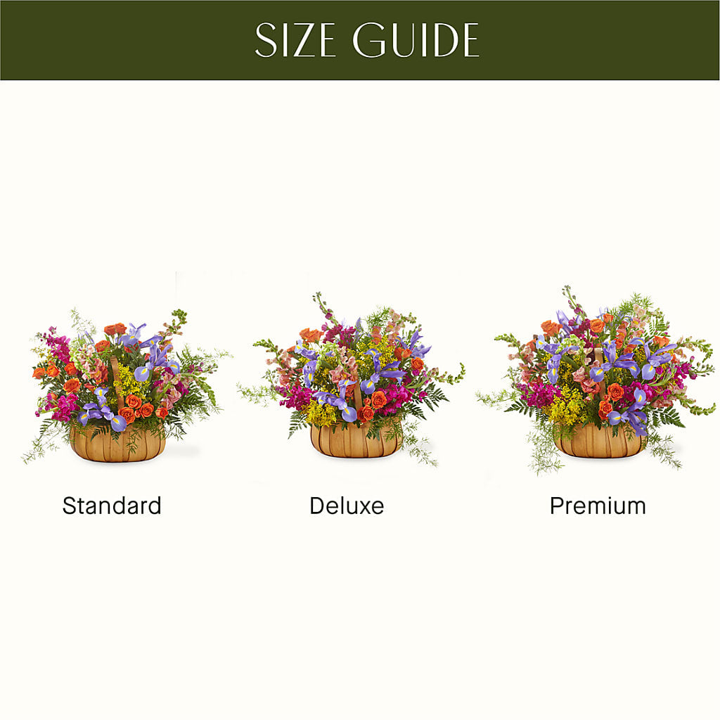 Garden of Life Basket – PETALS & HEARTS FLOWER SHOP, Monterey Park CA