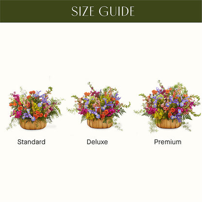 Garden of Life Basket – PETALS & HEARTS FLOWER SHOP, Monterey Park CA
