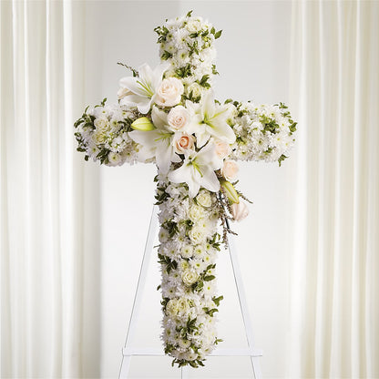 Spiritual Guidance Standing Spray – PETALS & HEARTS FLOWER SHOP, Monterey Park CA