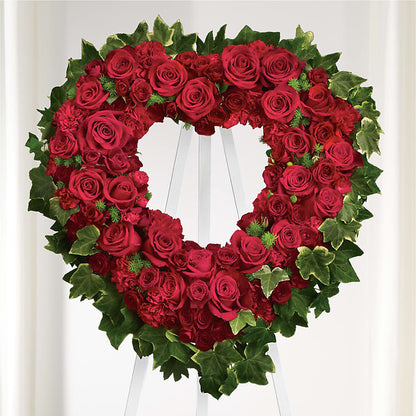Wholehearted Standing Spray – PETALS & HEARTS FLOWER SHOP, Monterey Park CA