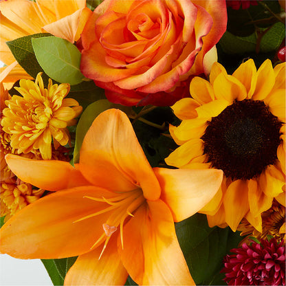 Grateful Centerpiece – PETALS & HEARTS FLOWER SHOP, Monterey Park CA