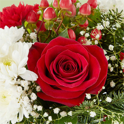 Chance of Flurries Bouquet – PETALS & HEARTS FLOWER SHOP, Monterey Park CA