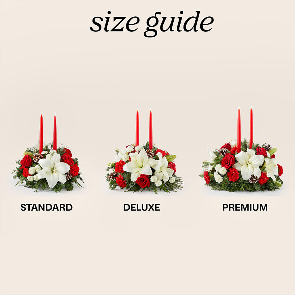 Seasonal Festivities Centerpiece – PETALS & HEARTS FLOWER SHOP, Monterey Park CA
