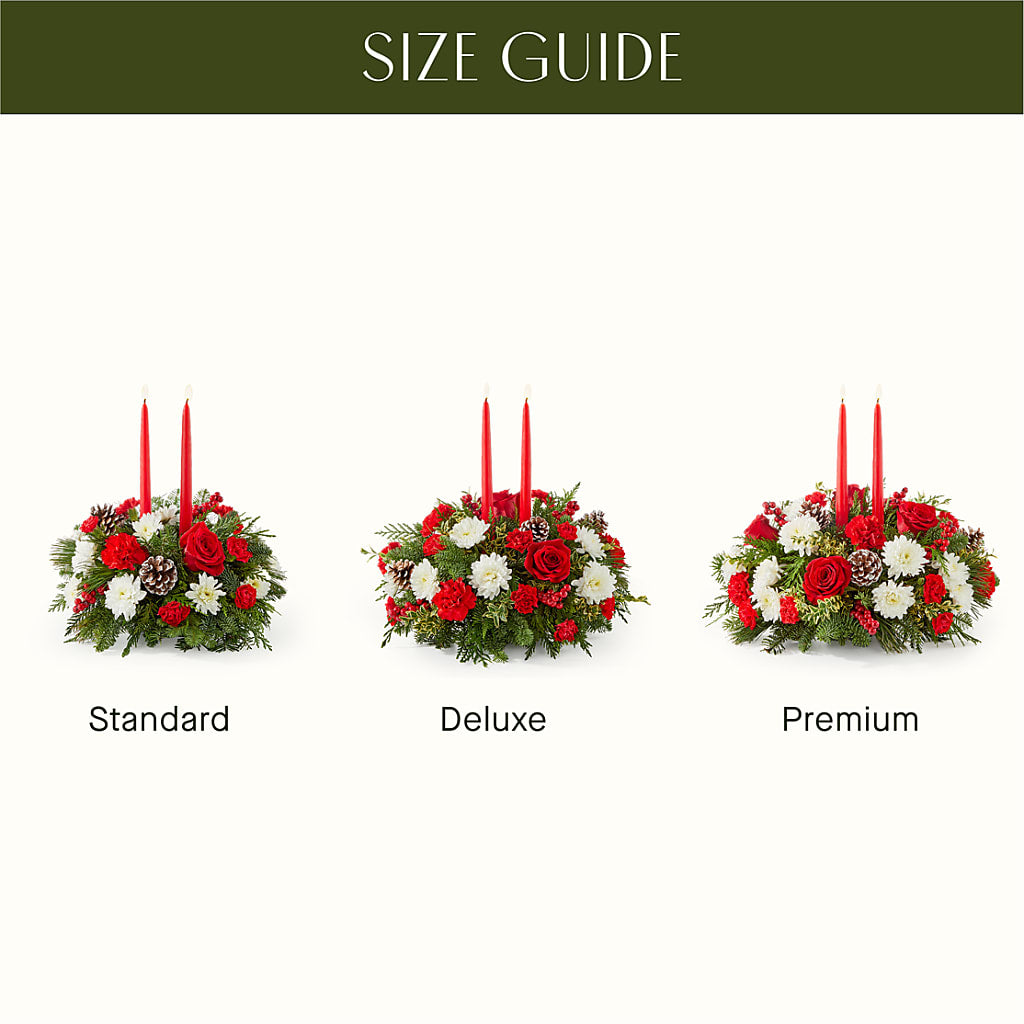 Holiday Soiree Centerpiece – PETALS & HEARTS FLOWER SHOP, Monterey Park CA