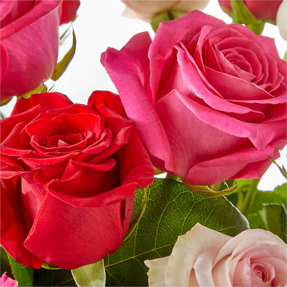 Charming Rose Bouquet – PETALS & HEARTS FLOWER SHOP, Monterey Park CA
