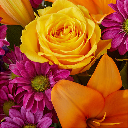 Colorful Visions Bouquet – PETALS & HEARTS FLOWER SHOP, Monterey Park CA