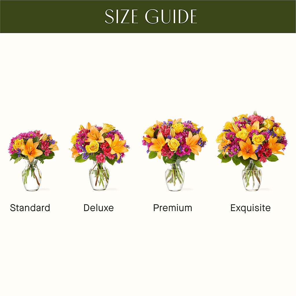 Colorful Visions Bouquet – PETALS & HEARTS FLOWER SHOP, Monterey Park CA