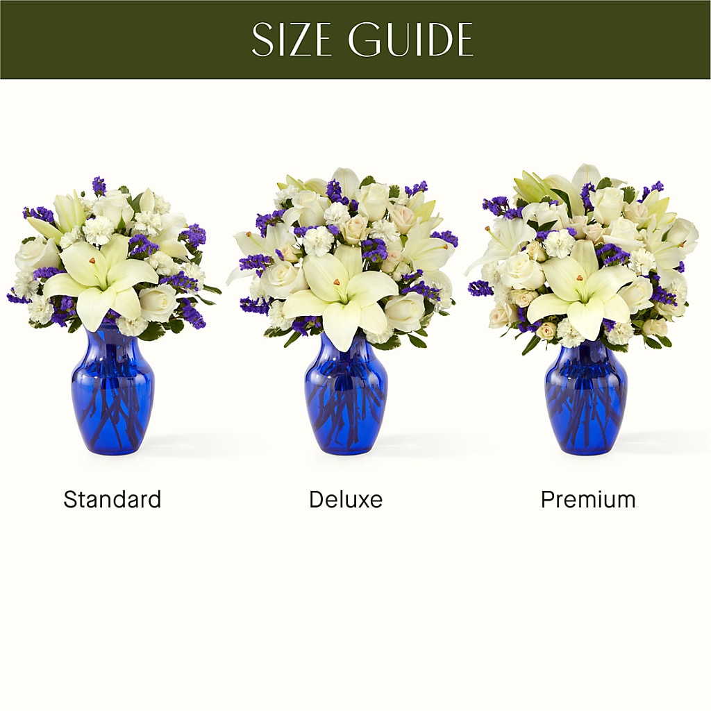 Sapphire Rush Bouquet – PETALS & HEARTS FLOWER SHOP, Monterey Park CA