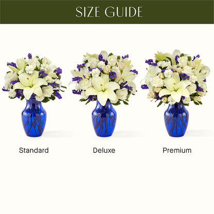 Sapphire Rush Bouquet – PETALS & HEARTS FLOWER SHOP, Monterey Park CA