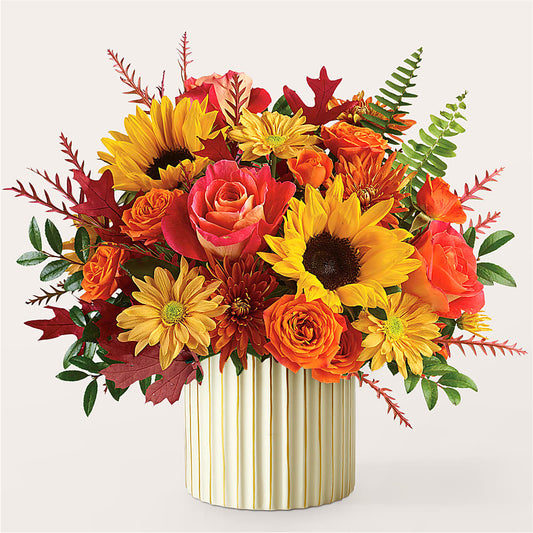 Fall Campfire Bouquet – PETALS & HEARTS FLOWER SHOP, Monterey Park CA
