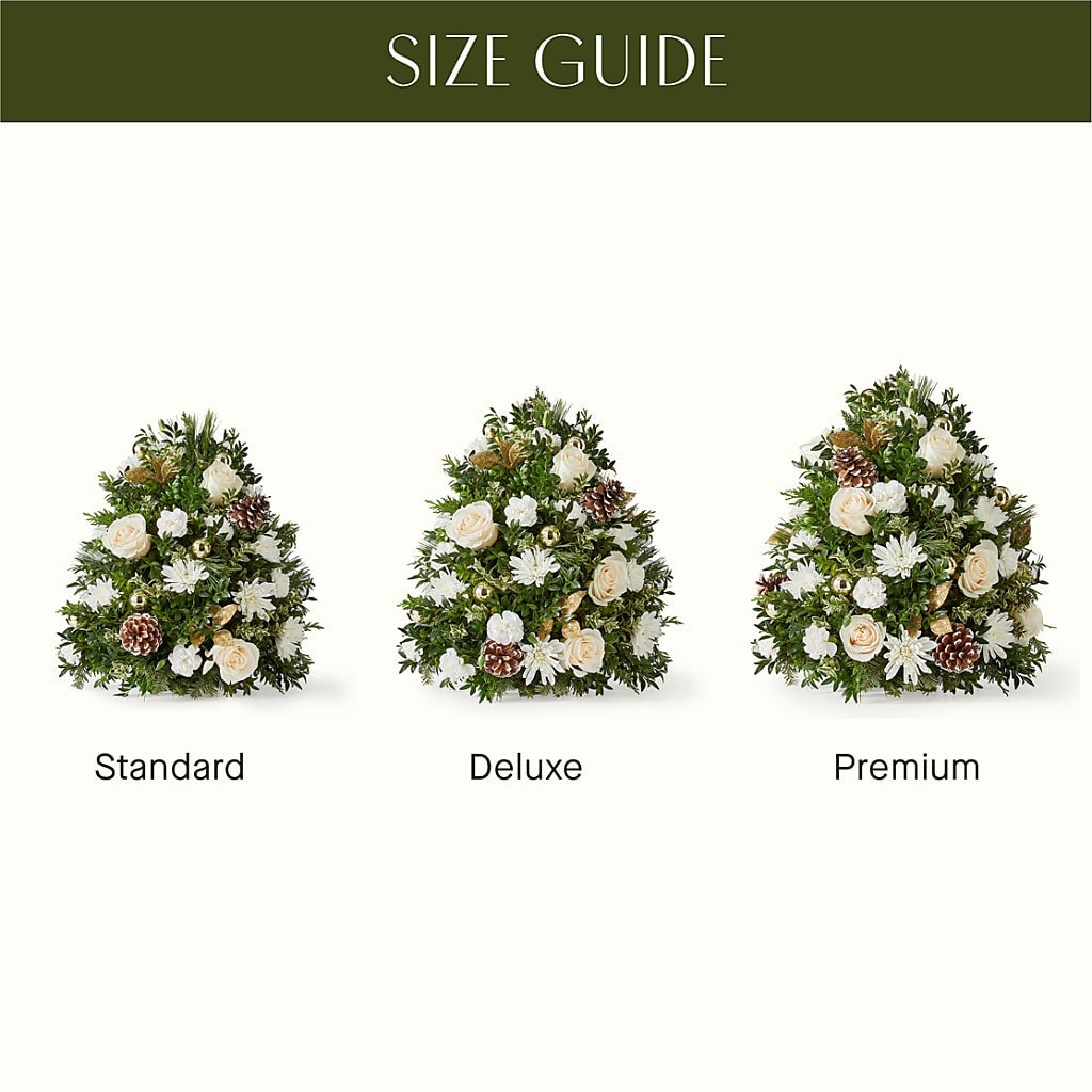 Snowed In Tree – PETALS & HEARTS FLOWER SHOP, Monterey Park CA