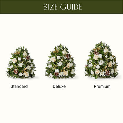 Snowed In Tree – PETALS & HEARTS FLOWER SHOP, Monterey Park CA