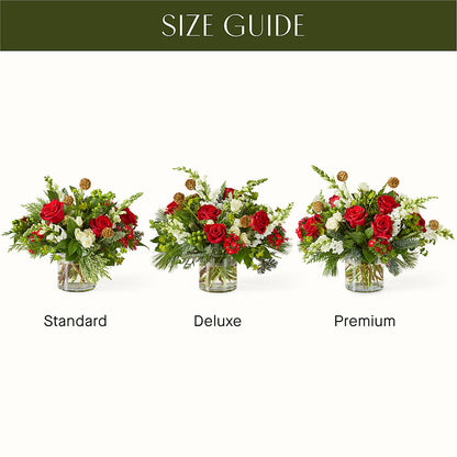 Deck the Halls Bouquet – PETALS & HEARTS FLOWER SHOP, Monterey Park CA