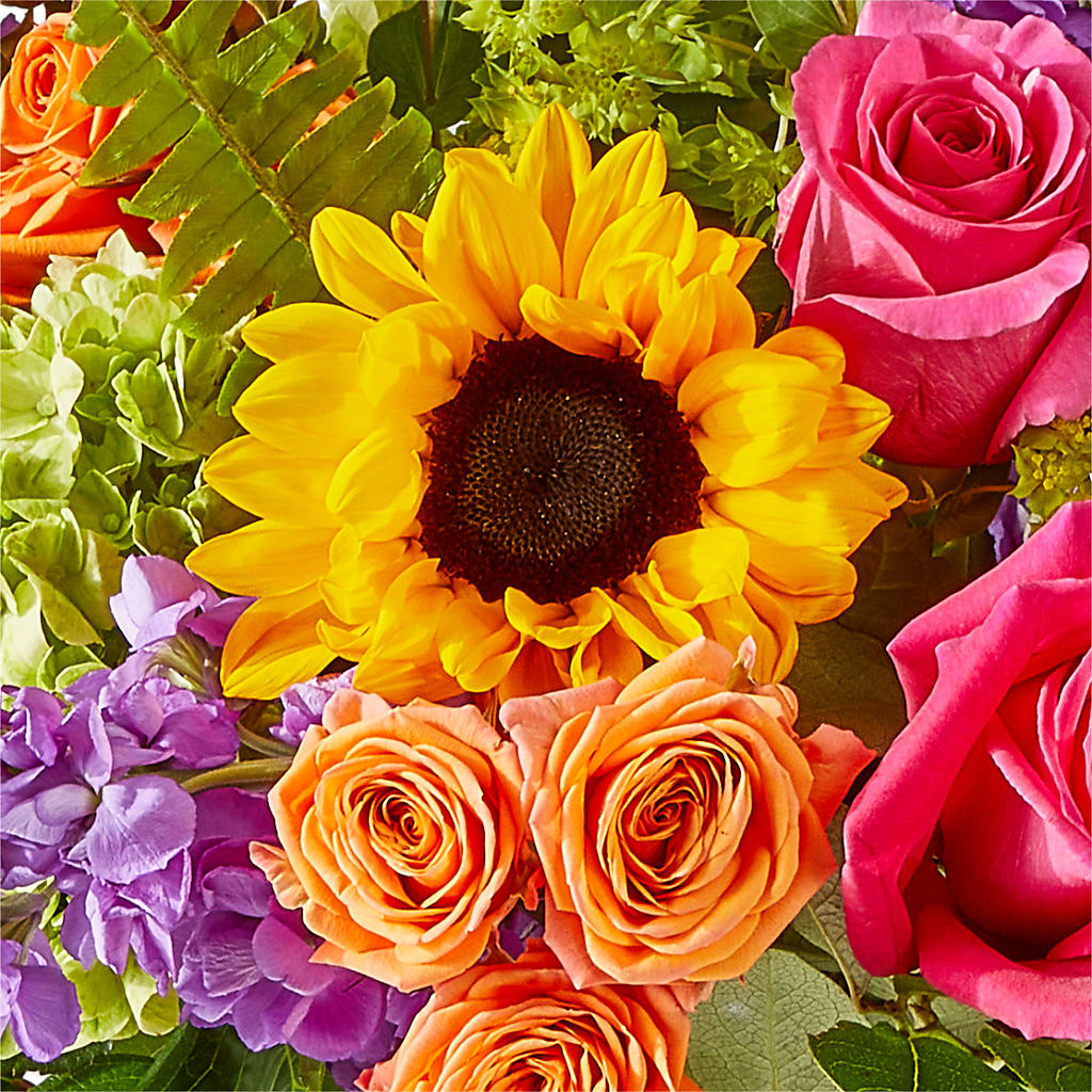 Vibrant Greetings Bouquet – PETALS & HEARTS FLOWER SHOP, Monterey Park CA