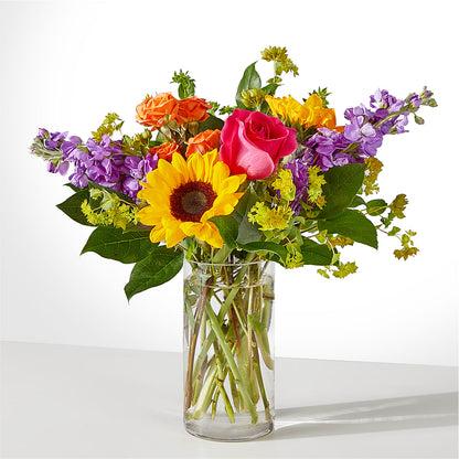 Vibrant Greetings Bouquet – PETALS & HEARTS FLOWER SHOP, Monterey Park CA
