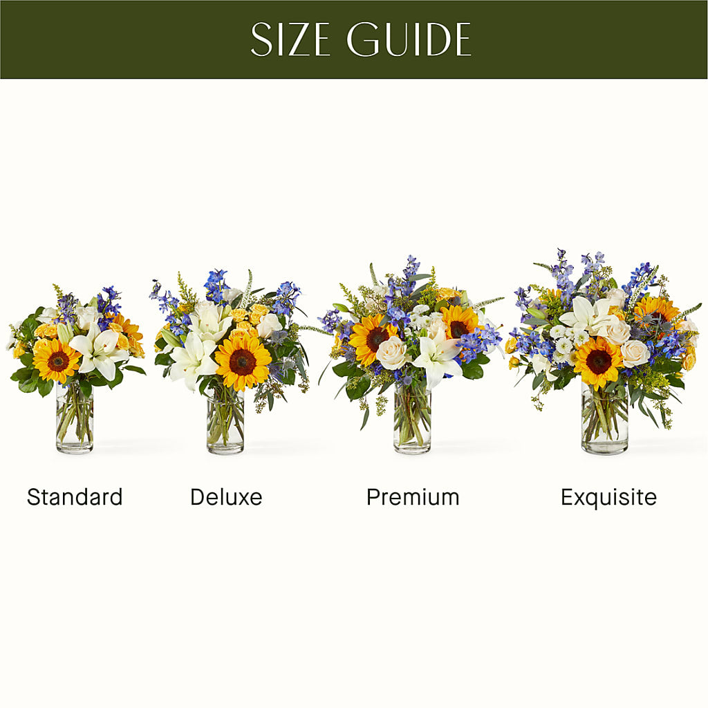 Wonderfully Sunny Bouquet – PETALS & HEARTS FLOWER SHOP, Monterey Park CA