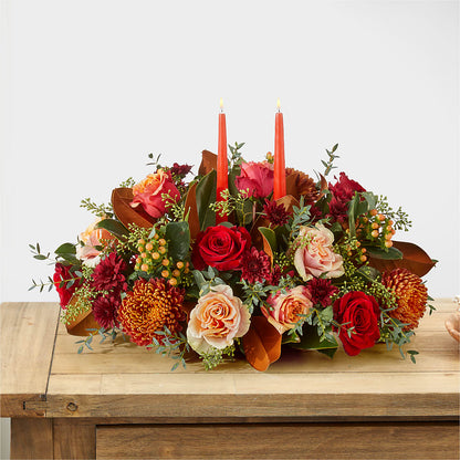 Gather Near Centerpiece – PETALS & HEARTS FLOWER SHOP, Monterey Park CA