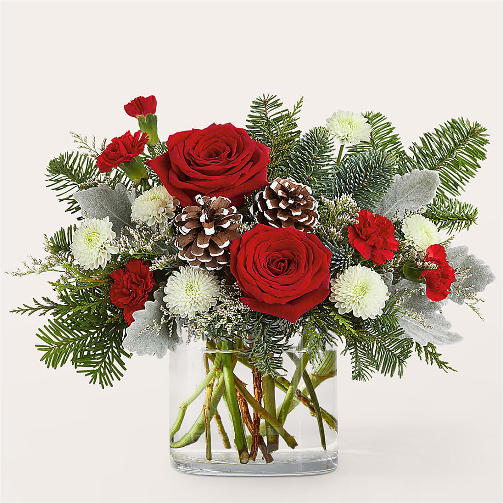Yule Cheer Bouquet – PETALS & HEARTS FLOWER SHOP, Monterey Park CA
