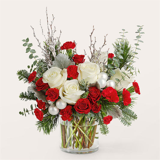 Trimming the Tree Bouquet – PETALS & HEARTS FLOWER SHOP, Monterey Park CA