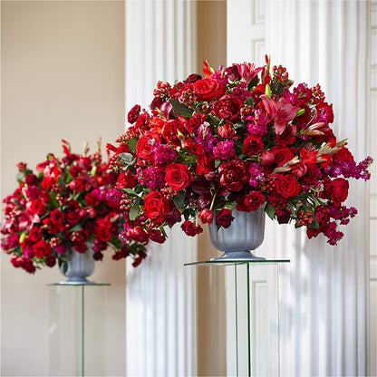 Love & Honor Arrangement – PETALS & HEARTS FLOWER SHOP, Monterey Park CA